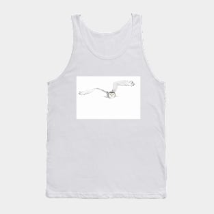 Eyes on the prize - Snowy Owl Tank Top